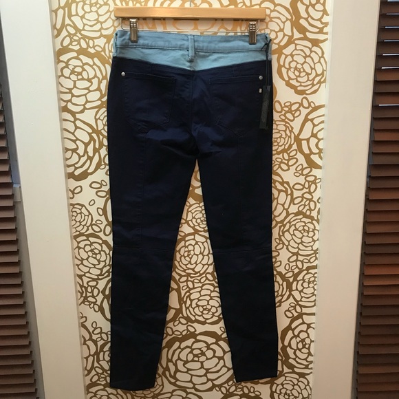 ✨ Genetic Denim Two Tone Light Dark Skinny Jeans - Picture 5 of 7